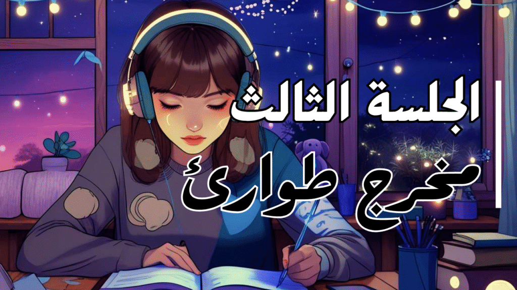 الجلسة الثالثة مخرج طوارئ هدوء في 3 دقائق